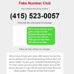 Fake Phone Number Google Search Funny Phone Numbers Phone Humor